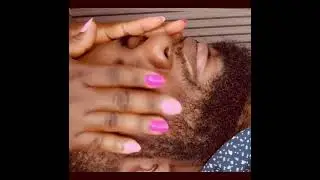 Face gentle nitpicking ASMR