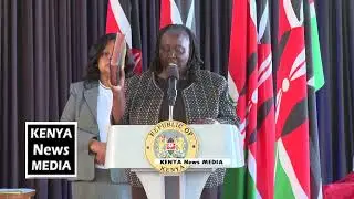 Hannah Cheptumo is sworn-in as the CS for Gender at State House Nairobi