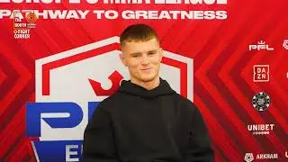 Paul Hughes PFL Europe Belfast Media Scrum & Interview