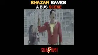 SHAZAM Save sthe bus scene|| HD Scene  shazam saving the bus| #dc #dceu #shazam #superman