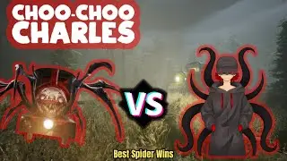 A spider train vs The spider king (Choo Choo Charles)