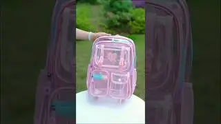 This Transparent Backpack Is Perfect for School & College! #schoolbag  #trendingproducts #shorts