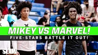 Mikey Williams 🆚 Marvel Allen! 5-⭐️'s Battle it Out!!