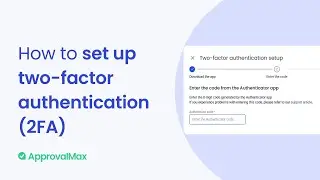 How to set up two-factor authentication (2FA)