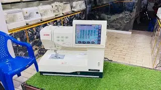 Janome 11500 Embroidery usb supported sewing machine.   With complete accessories