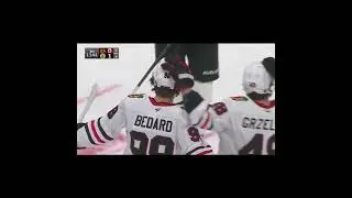 Connor Bedard gets his first of the season off an absolute ROCKET! 🚀 #nhl