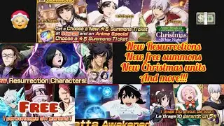 New Christmas Characters + leaks!!! Free Summon + New resurrecting Characters + New raid #bbs9th