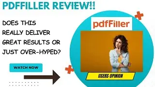 PDFFILLER Review-Does This Platform Truly MATCH Its HYPE ??See(WATCH Before use