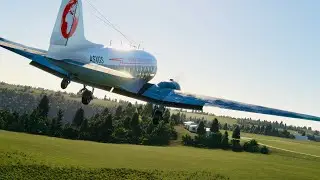 MSFS | DC3 soft field landing 🛬 