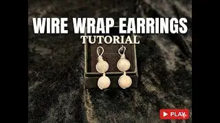 How to Wire Wrap Moonstone Earrings | DIY Jewelry Tutorial