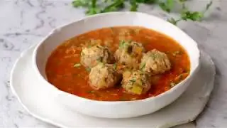 Romanian Meatball Soup