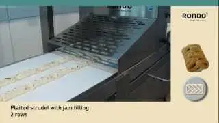 RONDO - Plaited strudels on Make-up Lines