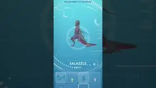 Female Salandit Evolution          #pokemonyt#pokemongo#english#khowalking