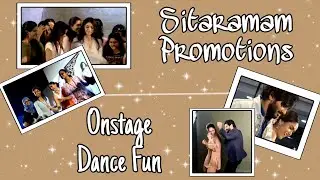 Sitaramam promotion|Onstage fun|LET'S NACHO EDIT #mrunal #dqsalmaan #dulquerfans #mrunalfans