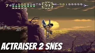 ActRaiser 2 SNES (Super Nintendo) Gameplay HD with Snes9x!