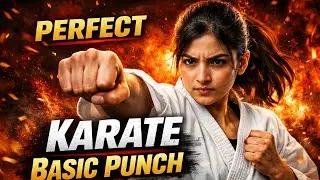 Perfect Karate Basic Punch | Speed & Power Training 💥#KaratePunch #BasicPunch #PunchTraining #Karate
