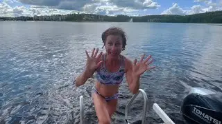 Unbelievable Sauna Raft Adventure in Bikini with Strangers - Miss Moonshine in Jyväskylä, Finland