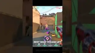 Best Sensitivity to RANK UP Fast 💯 | Valorant Guide #shorts