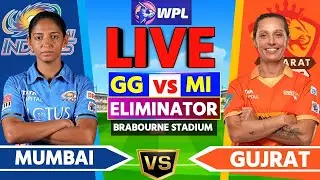 LIVE -GG vs MI | MIW vs GGW WPL Eliminator Match Live Today