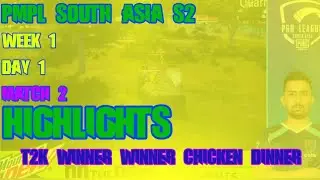 Pmpl South Asia S2 Day 1 Match 2 Highlights