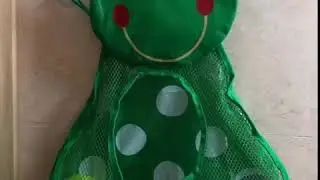 Baby Shower Bath Toys Storage Mesh Bag with Strong Suction Cups