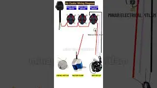 Cooler Wiring Connection #aircooler #coolerrepair #trendding #viralvideo