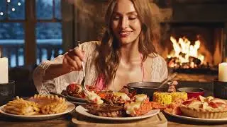 ASMR Cooking & Eating Crispy Fried Shrimp 🍤 | Deep Crunch Sounds