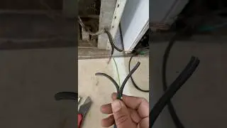 C&oacute;mo arreglar un cable cortado de cualquier aparato el&eacute;ctrico #refrigerador #electricidad #arreglar