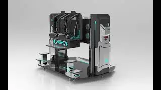 VR 1080 Rotating Chair Roller Coaster Simulator