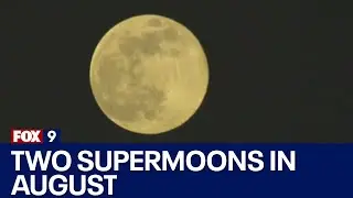 Two supermoons in August