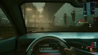 [ASMR] Driving in the rain - Cyberpunk 2077