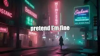 Echoes in Neon  (Lyrics Music Video)