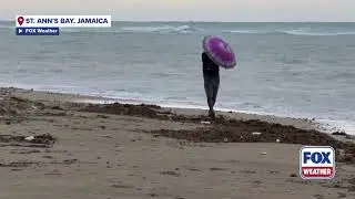 Views From St. Ann&rsquo;s Bay, Jamaica, Show A Quiet Scene As Citizens Brace For The Worst