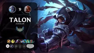 Talon Jungle vs Gragas - KR Challenger Patch 13.6