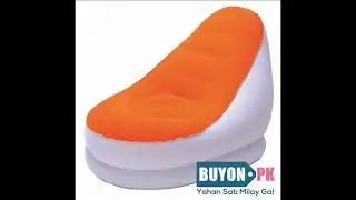 INTEX - INFLATABLE CHAIR FOR CAMPING AND TRIPS 2PCS (ORANGE)