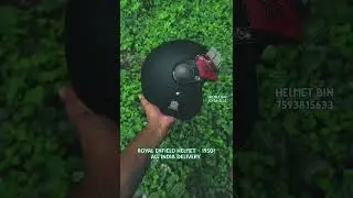 Royal Enfield black open face helmet #helmet #helmets #royalenfield #bullet