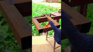 Amazing idea of a knowledgeable welder to make a square pipe frame
