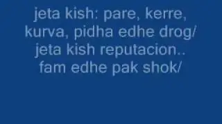 Duch ft. The Colos & Saggi - Kur Loti Bohet Me Gjak (Lyric)