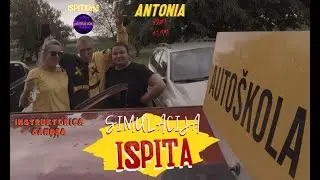 Simulacija ISPITA sa SANDROM , vozi nas ANTONIA 35.sat