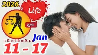 Libra &bull; Libra Horoscope &bull; 11 - 17 January 2026 &bull; Hindi Tarot &bull; @visheshastrology