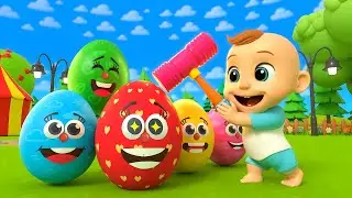 Opening Colorful Surprise Eggs on the Farm Is Fun! + More LuLu LaLa Nursery Rhymes & Kids Songs