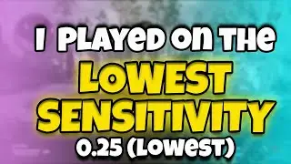 LOW SENSITIVITY!! l Zombies Cold War