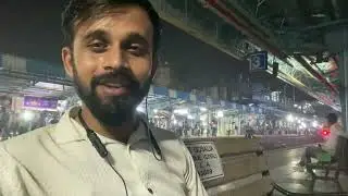 Mumbai Local Train, Malad Railway Station Night (Mumbai, Western Line)