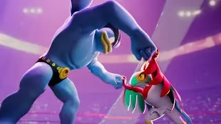 Competencia de m&uacute;sculos: Hawlucha vs. Machamp | Leyendas Pok&eacute;mon: Z-A