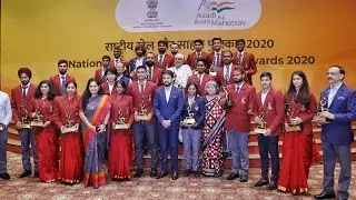 National Sports Awards 2020: Sports Minister physically hands over Khel Ratna, Arjuna Awards