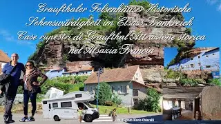 Graufthaler Felsenhäuser Historische Sehenswürdigkeit im Alsace Frankreich das muß man gesehen haben