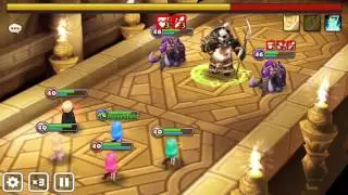 Summoners War - Hall of Heroes - Light Pierret(Eva) with 4 occult girls