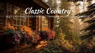 Classic Country | Soft Calm Melodies Creating Tranquil Nights & Inner Peace