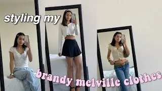 how i style my BRANDY MELVILLE clothes