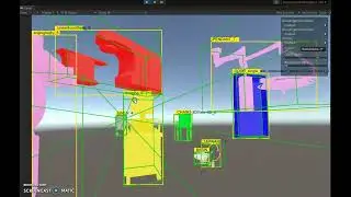 Synthetic dataset creation with Unity3D for BIM Health Facility object detection.